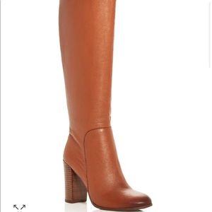 🆕Kenneth Cole Justin Cognac block heel boots